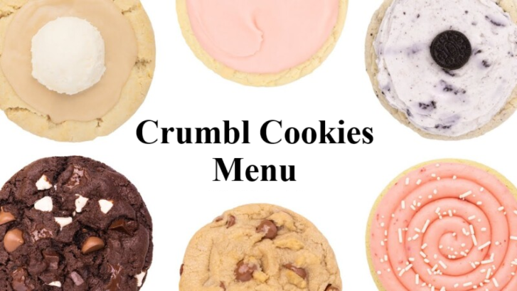 Crumbl Cookies Menu